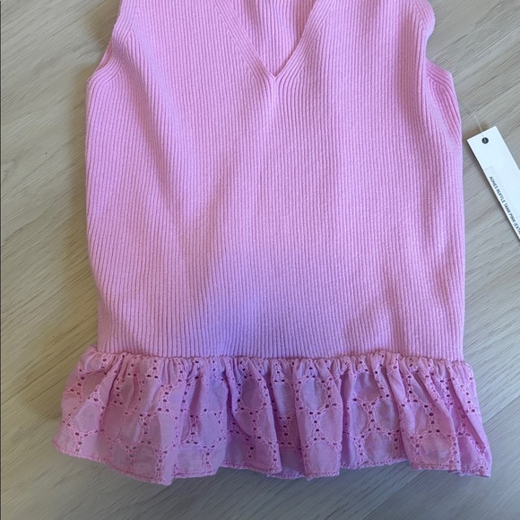 Agnes Ruffle Pink Tank - Picture 4 of 6